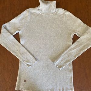 Women’s Ralph Lauren grey fitted turtleneck